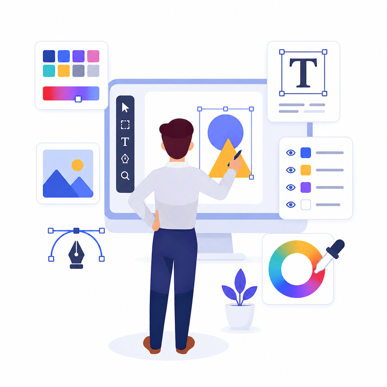 Graphic design and visual identity samples